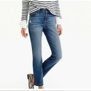 J crew vintage straight crop raw edge 28P